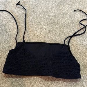 Bathing suit black top